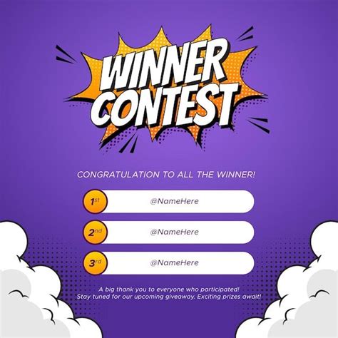 Review competition winner announcement .